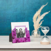 Plaque Photo Elégante magenta rose hydrangée florale roses (Insitu)