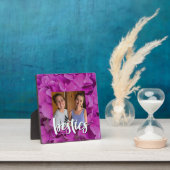 Plaque Photo Elégante magenta rose hydrangée florale roses (Insitu)