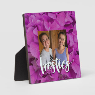 Plaque Photo Elégante magenta rose hydrangée florale roses