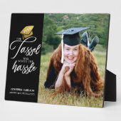 Plaque photo élégante personnalisée (Côté)