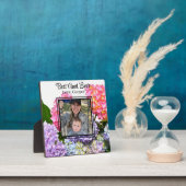 Plaque Photo Elégantes hydrangées florales rose bleu jaune (Insitu)