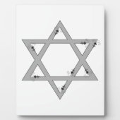 Plaque Photo elegent star of david (Devant)