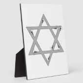 Plaque Photo elegent star of david (Côté)