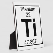 Plaque Photo Élément 022 - Ti - Titane (Complet) (Côté)