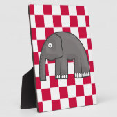 Plaque Photo éléphant (Côté)