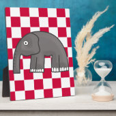 Plaque Photo éléphant (Côté)