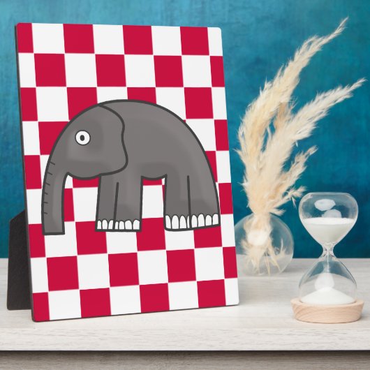 Plaque Photo éléphant (Côté)