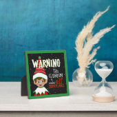 Plaque Photo Elf de surveillance en classe mignonne (Insitu)