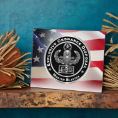 Plaque Photo Élimination des munitions explosives (Côté)