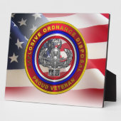 Plaque Photo Élimination des munitions explosives (Côté)