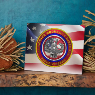 Plaque Photo Élimination des munitions explosives