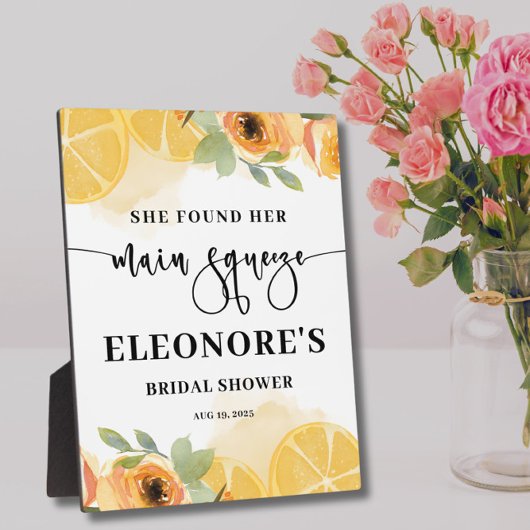 Plaque Photo Elle a trouvé sa Fête des mariées principale Squee