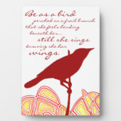 Plaque Photo Elle chante toujours (Devant)