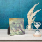 Plaque Photo Elle Croyait Qu'Elle Pourrait (Insitu)