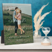 Plaque Photo Ellesmere Et Ainsi Commence L'Aventure Mariage (Côté)