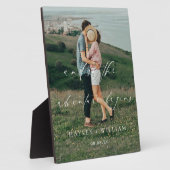 Plaque Photo Ellesmere Et Donc L'Aventure Commence Mariage (Côté)