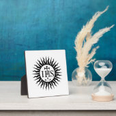 Plaque Photo Emblème de la Société de Jésus (Insitu)