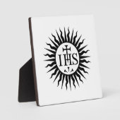 Plaque Photo Emblème de la Société de Jésus (Recto)