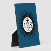 Plaque Photo Emblème de la Société de Jésus (Côté)