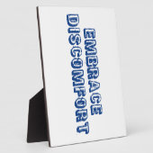 Plaque Photo Embrasser l'inconfort (Côté)