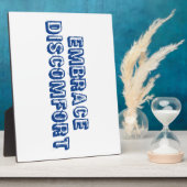 Plaque Photo Embrasser l'inconfort (Côté)