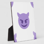Plaque Photo emoji diable (Côté)
