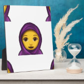Plaque Photo emoji hajib (Côté)