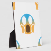 Plaque Photo emoji hurler (Côté)