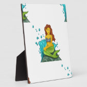 Plaque Photo emoji mermaid (Côté)