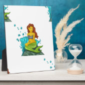 Plaque Photo emoji mermaid (Côté)
