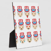 Plaque Photo emoji oncle sam (Côté)