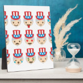 Plaque Photo emoji oncle sam (Côté)