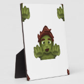 Plaque Photo emoji zombie (Côté)