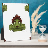 Plaque Photo emoji zombie (Côté)