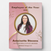 Plaque Photo Employé de l'année (Devant)