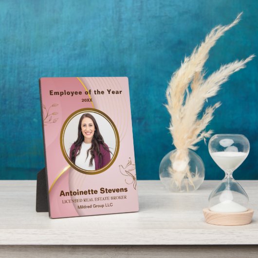 Plaque Photo Employé de l'année (Côté)