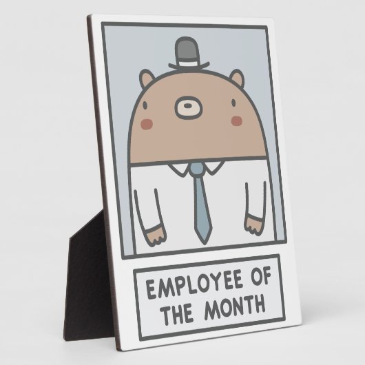 Plaque Photo Employé Du Mois (Côté)