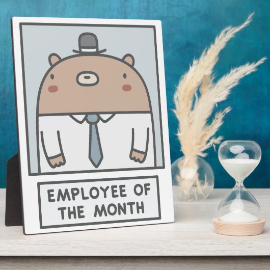 Plaque Photo Employé Du Mois (Côté)