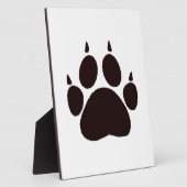 Plaque Photo Empreintes de pattes de chats (Côté)