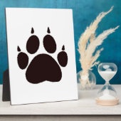 Plaque Photo Empreintes de pattes de chats (Côté)