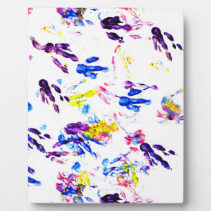 Plaque Photo empreintes de pingouin