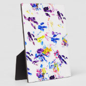 Plaque Photo empreintes de pingouin (Côté)