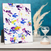 Plaque Photo empreintes de pingouin (Côté)