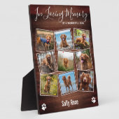 Plaque Photo Empreintes Rustiques En Mémoire Aimée Monument Com (Côté)