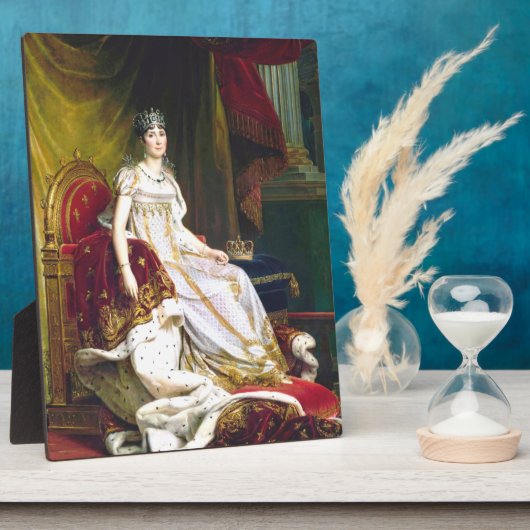 Plaque Photo Empress Josephine Portrait 1808 (Côté)