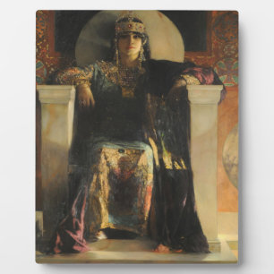 Plaque Photo Empress Theodora - Benjamin Constant - 1886