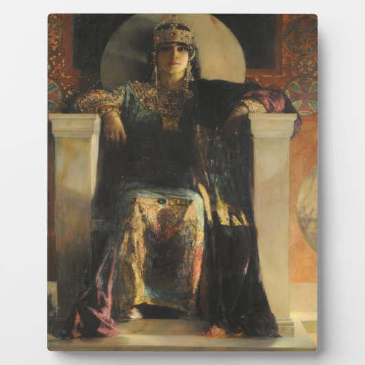 Plaque Photo Empress Theodora - Benjamin Constant - 1886 (Devant)