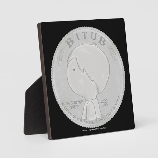 Plaque Photo En Dieu, nous faisons confiance (Recto)