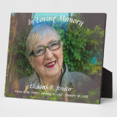 Plaque Photo En mémoire d'amour 1017 (Côté)