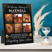 Plaque Photo En Mémoire de Chien (Côté)